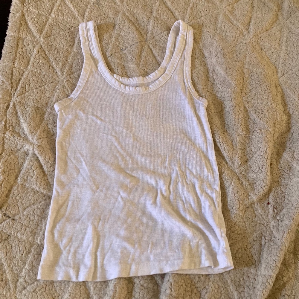 White Women's Basic Casual Tank